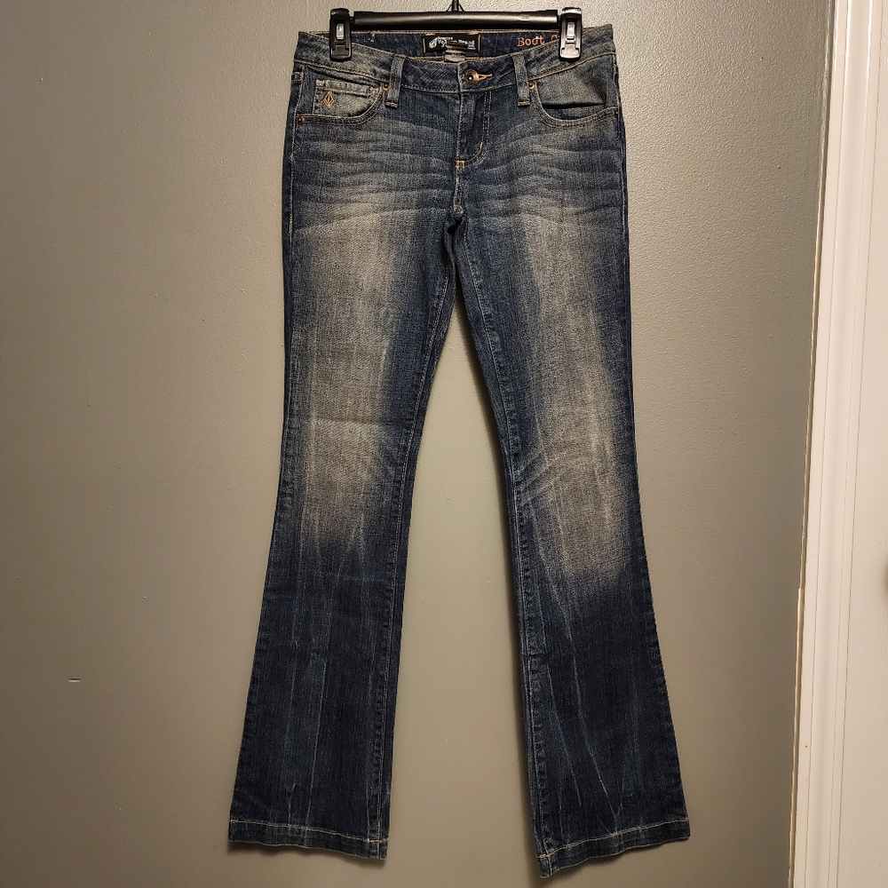 Volcom bootcut jeans medium wash Size 5